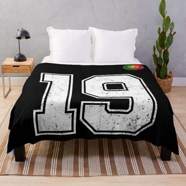 Item preview, Portugal Soccer Number 19 Vintage Sports Fan designed and sold by OliviaHayesArt.