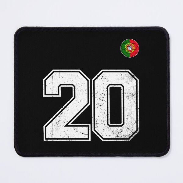 Item preview, Portugal Soccer Number 20 Vintage Sports Fan designed and sold by OliviaHayesArt.