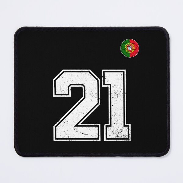 Item preview, Portugal Soccer Number 21 Vintage Sports Fan designed and sold by OliviaHayesArt.