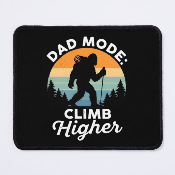Item preview, Dad Mode Climb Higher Sunset Hiking Design designed and sold by LuloCreative.