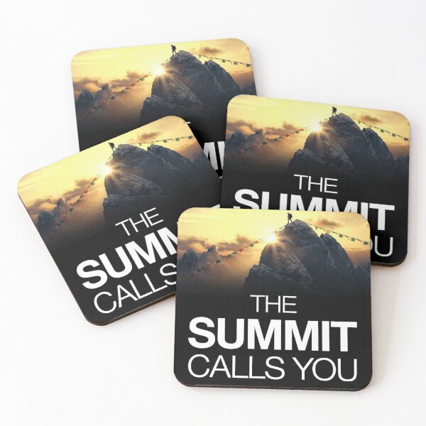 Item preview, The Summit Calls You - Motivational Mountain Climbing T-Shirt designed and sold by RAMHEARTS.