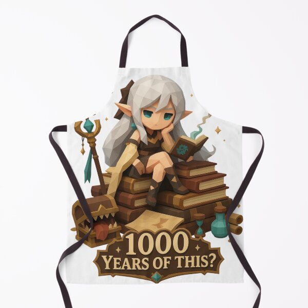 Item preview, Immortal Elf A thousand years of exhausted patience designed and sold by Panda LuL Art.