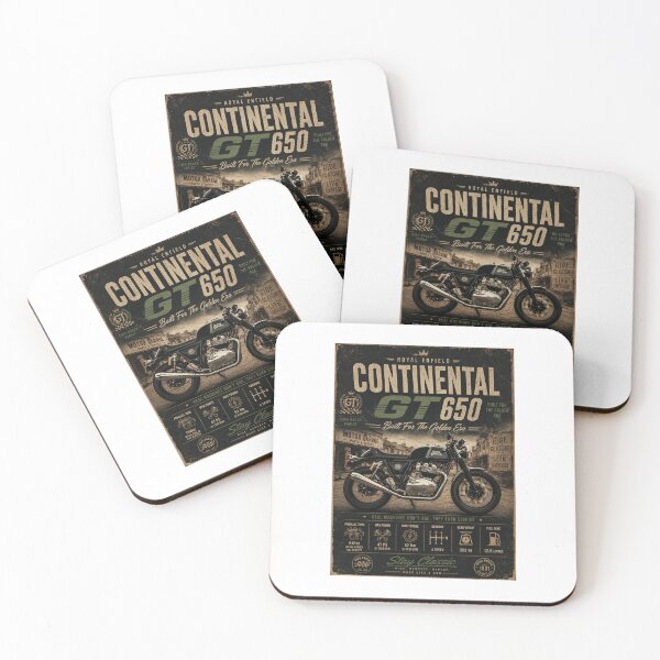 Item preview, Royal Enfield Continental GT 650 — Built For The Golden Era Poster designed and sold by MidnightPistons.