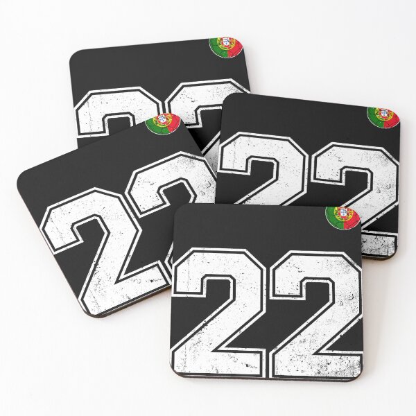 Item preview, Portugal Soccer Number 22 Vintage Sports Fan designed and sold by OliviaHayesArt.