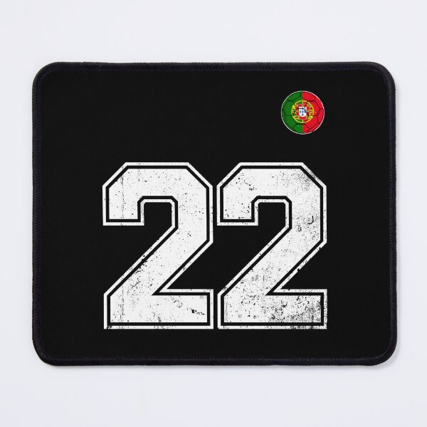 Item preview, Portugal Soccer Number 22 Vintage Sports Fan designed and sold by OliviaHayesArt.
