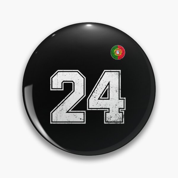 Item preview, Portugal Soccer Number 24 Vintage Sports Fan designed and sold by OliviaHayesArt.