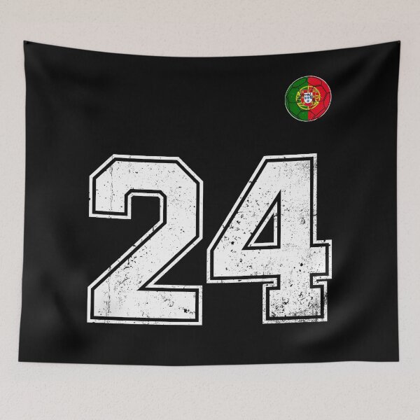 Item preview, Portugal Soccer Number 24 Vintage Sports Fan designed and sold by OliviaHayesArt.