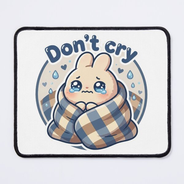 Item preview, Don't Cry Cute Bunny Kawaii Winter Graphic designed and sold by morning sun.