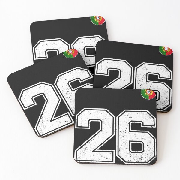 Item preview, Portugal Soccer Number 26 Vintage Sports Fan designed and sold by OliviaHayesArt.