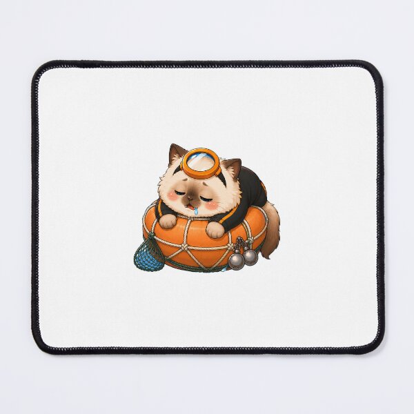 Item preview, KOREA HAENAM - Cute Chibi Ragdoll Cat Sleepy Teowak Sticker designed and sold by KOREA-HAENAM.