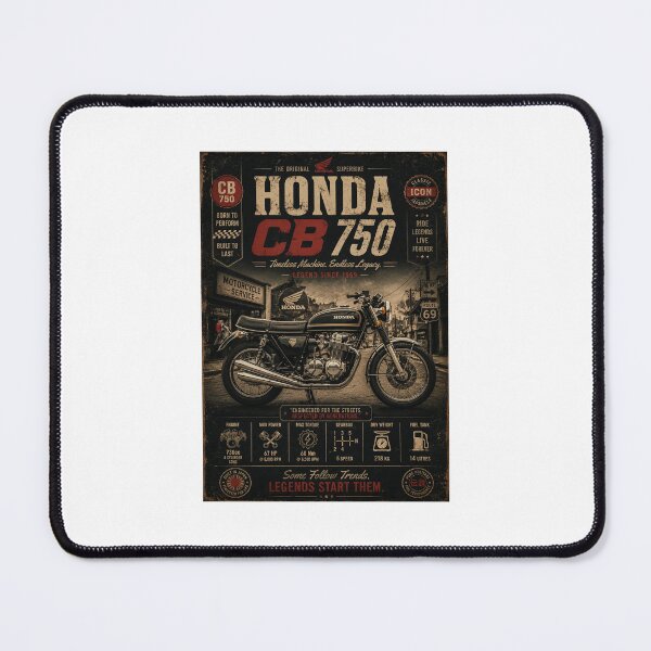 Item preview, Honda CB750 — Timeless Machine. Endless Legacy. Poster designed and sold by MidnightPistons.
