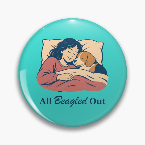Item preview, All Beagled Out (better for light shirts version) designed and sold by 2BrokeYoopers.
