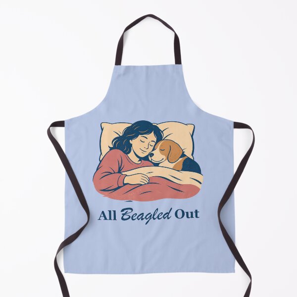 Item preview, All Beagled Out (better for light shirts version) designed and sold by 2BrokeYoopers.