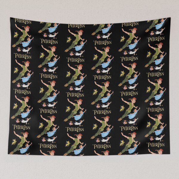 Item preview, Flying to Neverland - Classic Peter Pan Art designed and sold by MindrootEchoart.