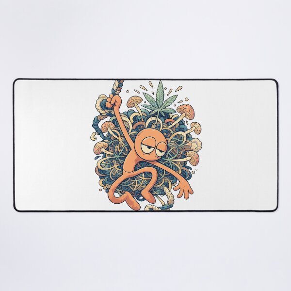 Item preview, stoner psychedelic mushroom tee — trippy retro print designed and sold by SoftSproutstu.