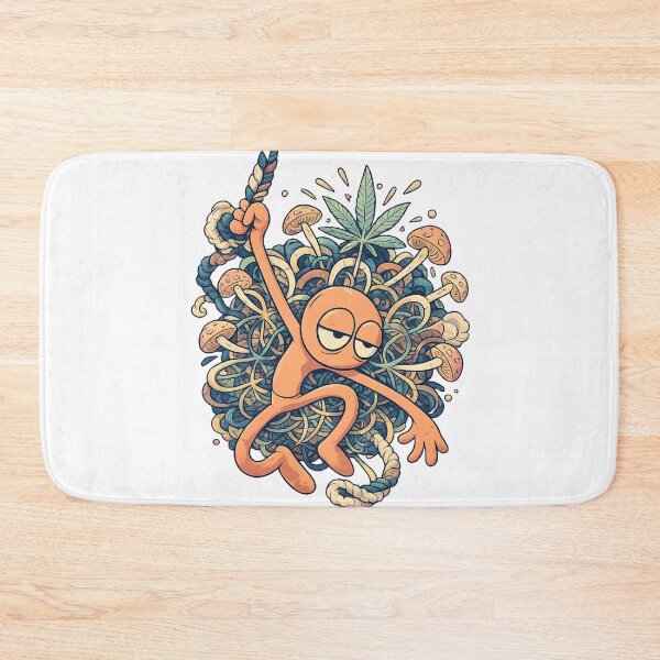 Item preview, stoner psychedelic mushroom tee — trippy retro print designed and sold by SoftSproutstu.