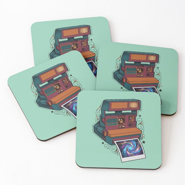 Item preview, Vintage Camera Cosmic Galaxy Photo Neo Traditional Tattoo designed and sold by RetroRewind Studio.