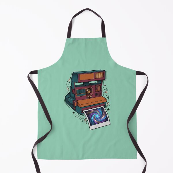 Item preview, Vintage Camera Cosmic Galaxy Photo Neo Traditional Tattoo designed and sold by RetroRewind Studio.