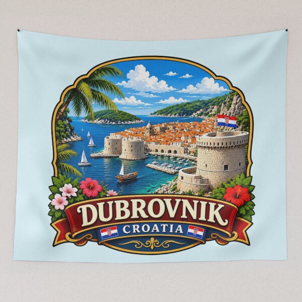 Item preview, Dubrovnik, Croatia - Adriatic Fortress designed and sold by Myra365Art.