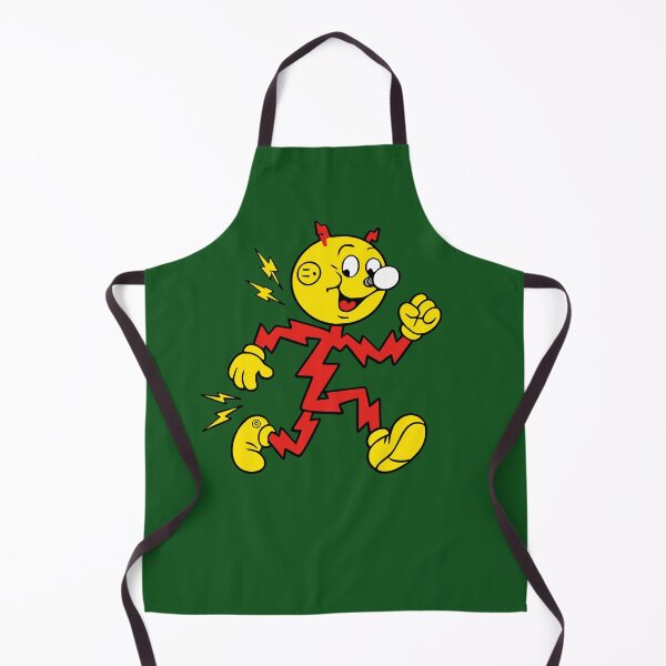 Item preview, Reddy Kilowatt Inspired Retro Electric Mascot Sticker | Vintage Electrician Decal | Utility Worker Gift | High Voltage Retro Cartoon designed and sold by VectorJoy.