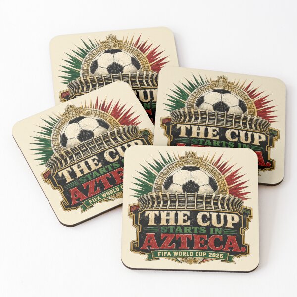 Item preview, The Cup Starts in Azteca FIFA World Cup 2026 designed and sold by POD DYNASTY | Original Print On Demand T-Shirt Graphics.