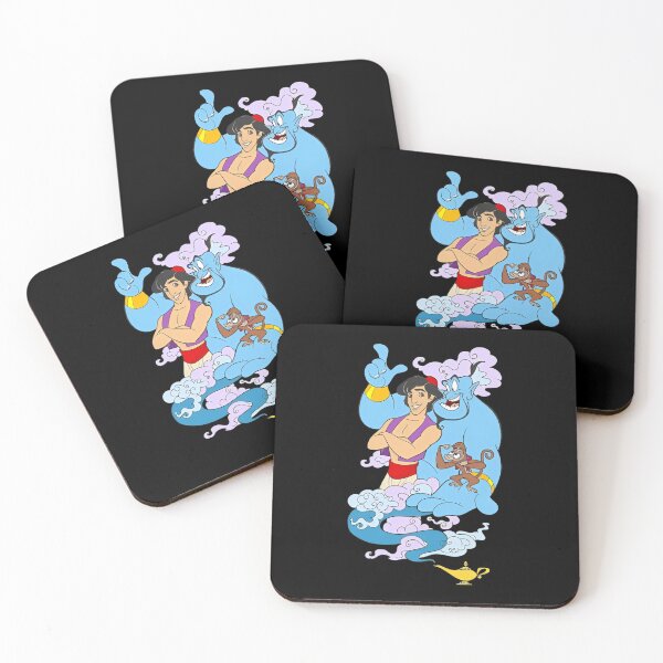 Item preview, Magical Genie and Aladdin - Retro Arabian Nights Art designed and sold by MindrootEchoart.