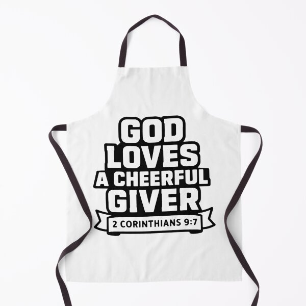 Item preview, 2 Corinthians 9:7 God Loves A Cheerful Giver designed and sold by plushism.