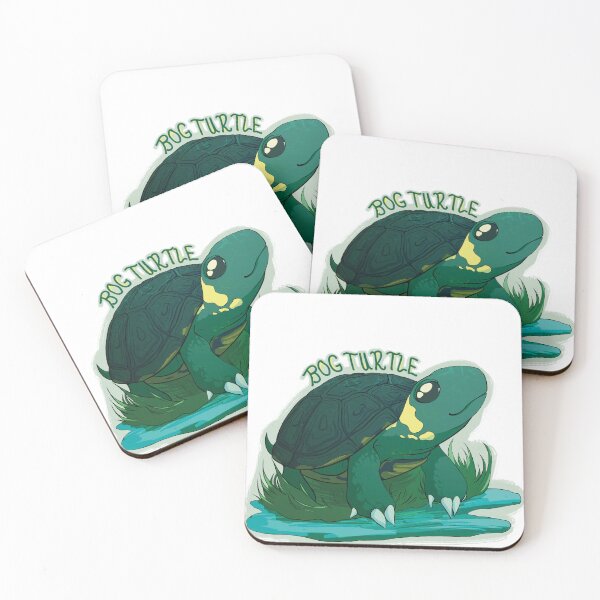 Item preview, Bog Turtle! (Endangered Species) designed and sold by Dragon Blossom Art.