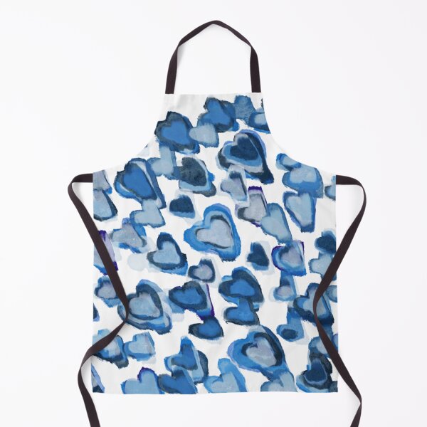 Item preview, Flock of Blue Hearts designed and sold by marigold corner design.