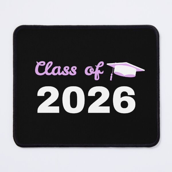 Item preview, Class of Graduation Aesthetic Purple Cursive Typography designed and sold by creativerooney.