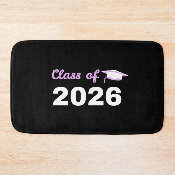 Item preview, Class of Graduation Aesthetic Purple Cursive Typography designed and sold by creativerooney.