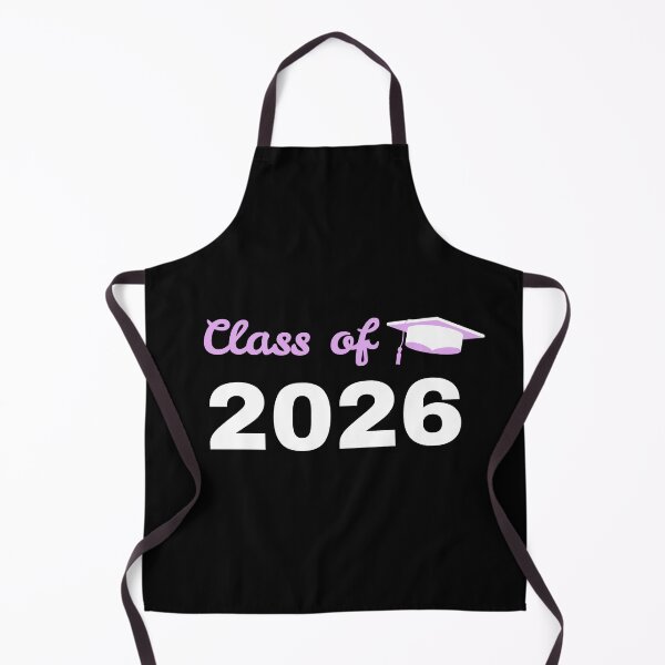 Item preview, Class of Graduation Aesthetic Purple Cursive Typography designed and sold by creativerooney.