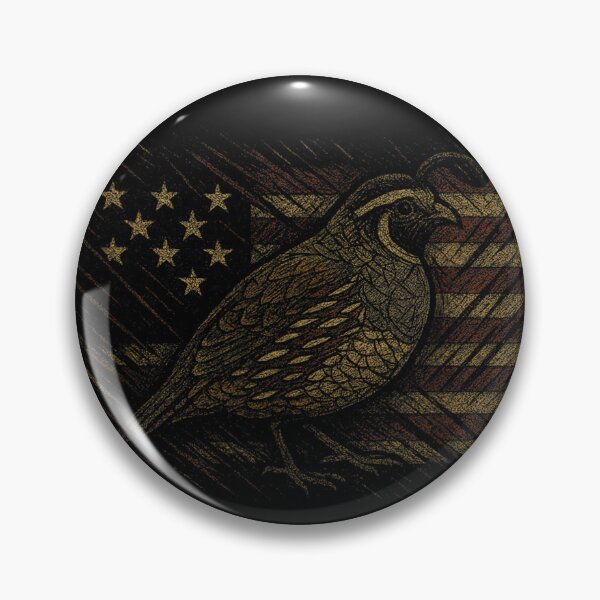 Item preview, California Quail American Flag designed and sold by goombi-creative.