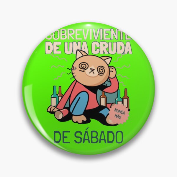 Item preview, Sobreviviente Cruda De Sabado Cat Meme designed and sold by GenZFashion000.
