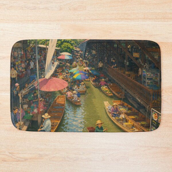 Artikelvorschau, Schwimmender Markt in Thailand entworfen und verkauft von tilmizart.