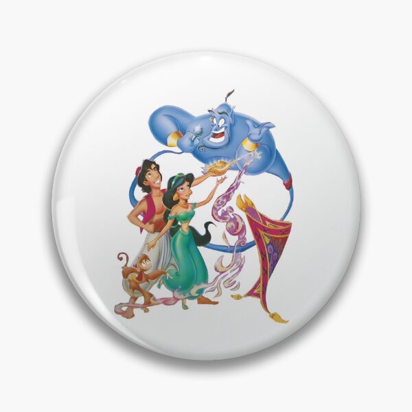 Item preview, Magical Arabian Nights - Aladdin, Jasmine & Genie Art designed and sold by MindrootEchoart.