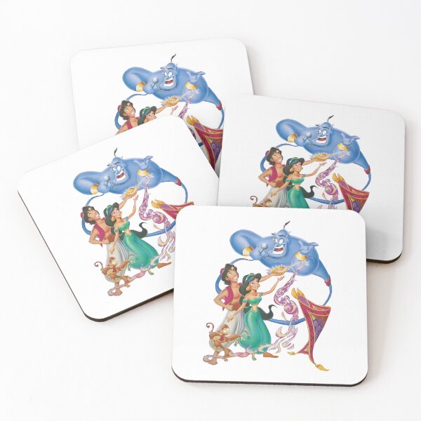 Item preview, Magical Arabian Nights - Aladdin, Jasmine & Genie Art designed and sold by MindrootEchoart.