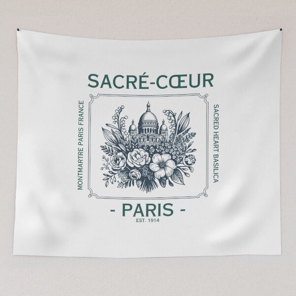 Item preview, Sacré-Cœur Basilica Paris Art Print — Sacred Heart of Montmartre designed and sold by Panom Suavichien.