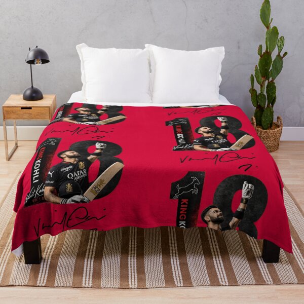 Item preview, Virat Kohli 18 Rroyal Challengers Bengaluru (RCB) new fan art designed and sold by Crick-Art.