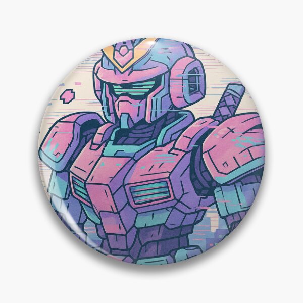 Item preview, Glitchcore Pastel Mecha — Kawaii, Glitching Neo-tokyo Mech In A Soft Vaporwave P designed and sold by DudeBroNation.