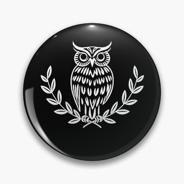 Item preview, Vintage Owl Laurel Wreath designed and sold by Johnny-Store.
