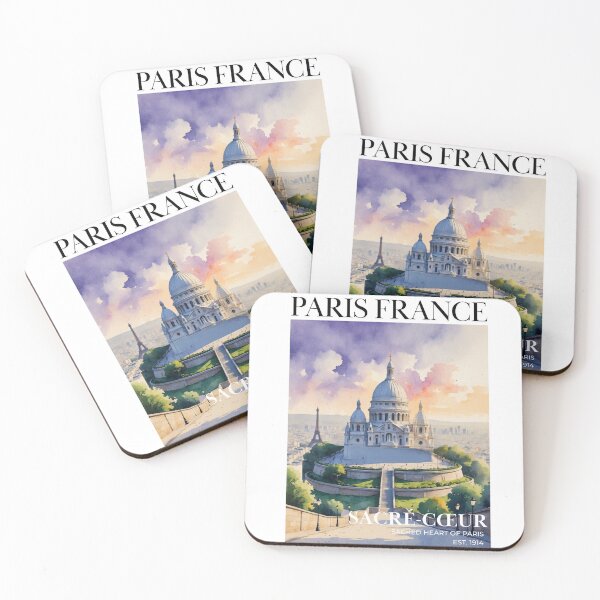 Item preview, Sacré-Cœur Basilica Paris Art Print — Sacred Heart of Montmartre designed and sold by Panom Suavichien.