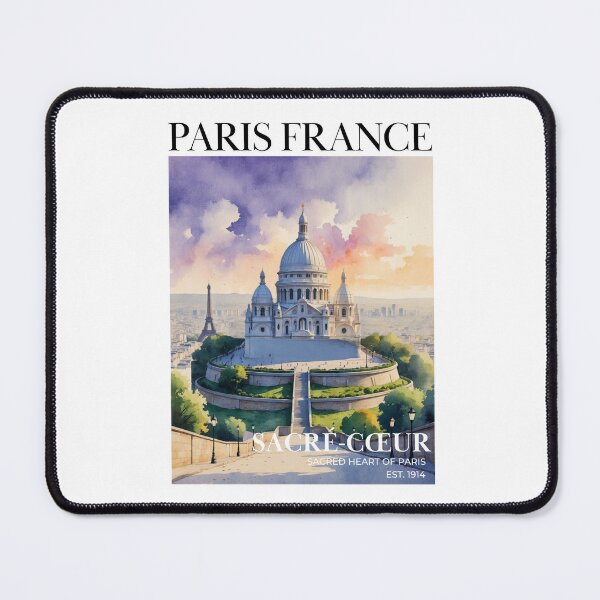 Item preview, Sacré-Cœur Basilica Paris Art Print — Sacred Heart of Montmartre designed and sold by Panom Suavichien.