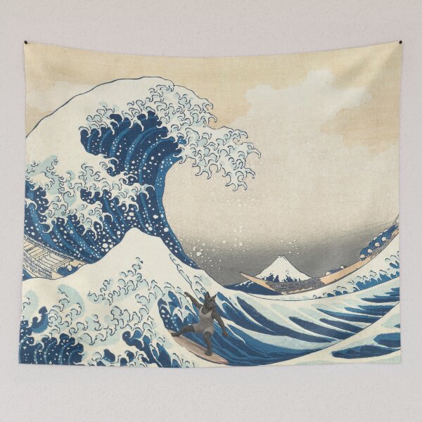 Item preview, Scottish Terrier Surfs Great Wave designed and sold by CJChronicles.