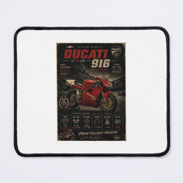 Item preview, Ducati 916 — The 90s Icon. Timeless Beauty. Poster designed and sold by MidnightPistons.