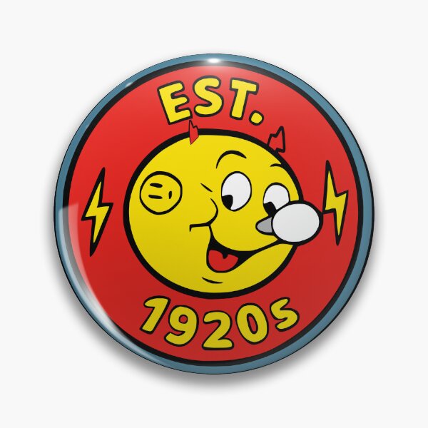 Item preview, Reddy Kilowatt Inspired Retro Electric Mascot Sticker | Vintage Electrician Decal | Utility Worker Gift | High Voltage Retro Cartoon designed and sold by VectorJoy.