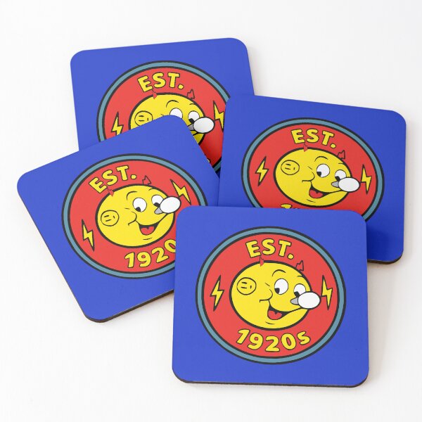 Item preview, Reddy Kilowatt Inspired Retro Electric Mascot Sticker | Vintage Electrician Decal | Utility Worker Gift | High Voltage Retro Cartoon designed and sold by VectorJoy.