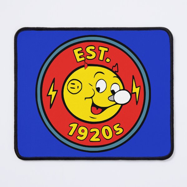 Item preview, Reddy Kilowatt Inspired Retro Electric Mascot Sticker | Vintage Electrician Decal | Utility Worker Gift | High Voltage Retro Cartoon designed and sold by VectorJoy.