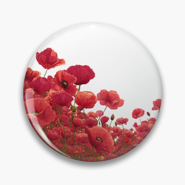 Item preview, Red Poppy Field designed and sold by bubblyrainbow.