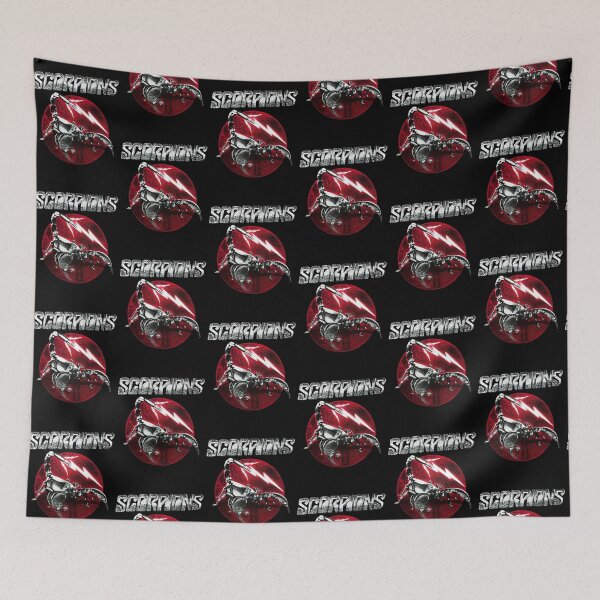 Item preview, Rock On Scorpions - Vintage Hard Rock Metal Art designed and sold by MindrootEchoart.